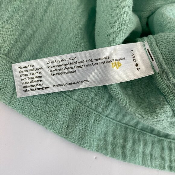 Eileen Fisher Green Organic Cotton Tank Top Womens Large - Picture 6 of 6
